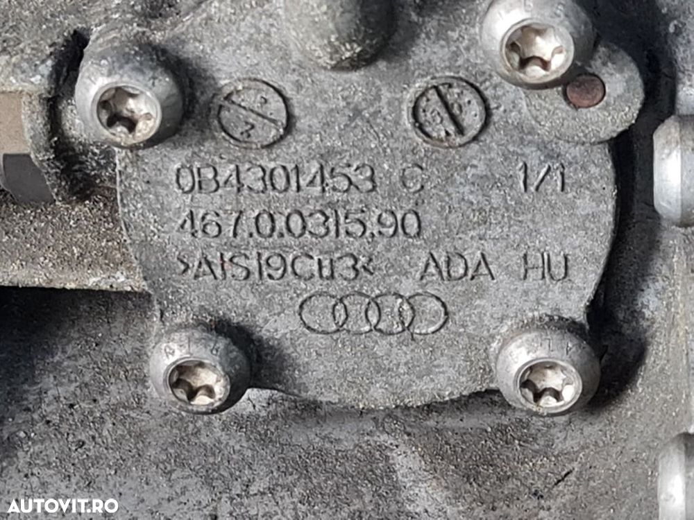 Cutie de viteze AUDI Q5 2.0 TDI 2008 - 2015 143CP Manuala 6 Trepte CJCA Euro5 (1343) ... - 2