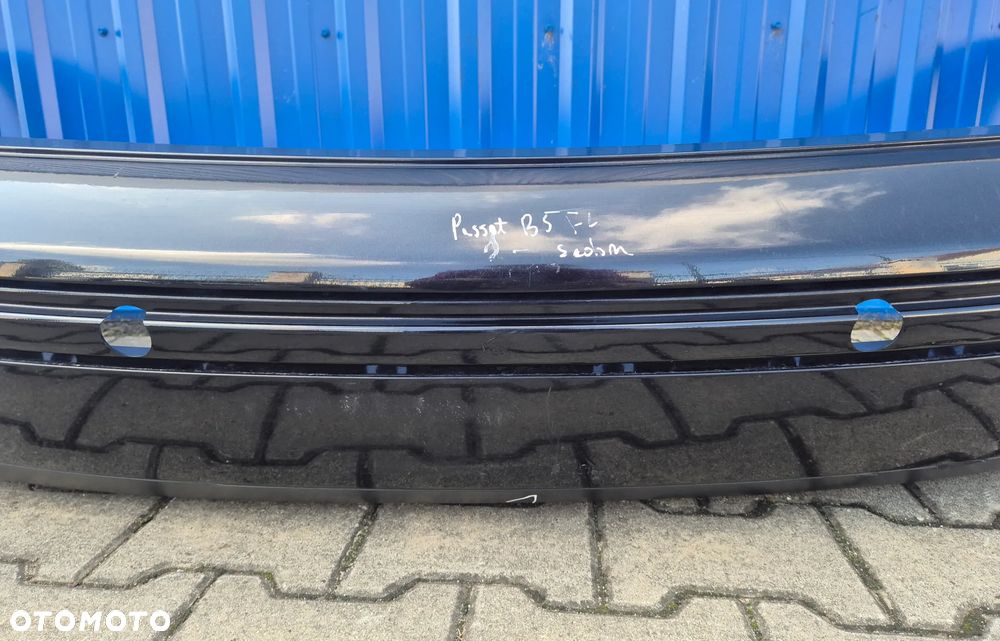 ZDERZAK TYŁ TYLNY VW PASSAT B5 FL SEDAN LC9Z CZARNY - 11