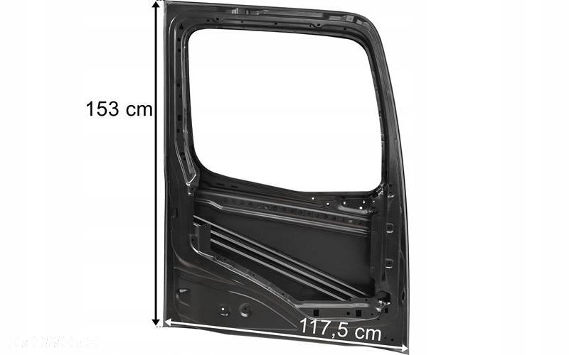 mercedes actros mp4 classic / stream space drzwi lewe 9607202103 - 2