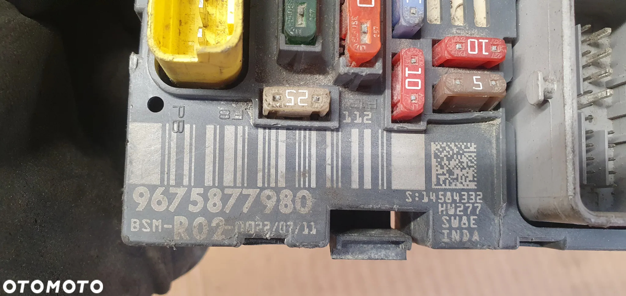 Moduł sterownik BSM skrzynka bezpieczników Citroen C5 I 9675877980 - 6