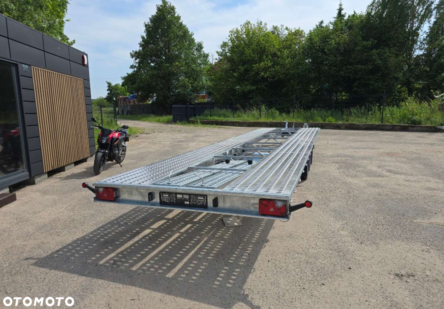 Niewiadów Laweta trzyosiowa Niewiadów (Boro) INDIANA ECO DMC 3500kg na 2 auta płaska - 8