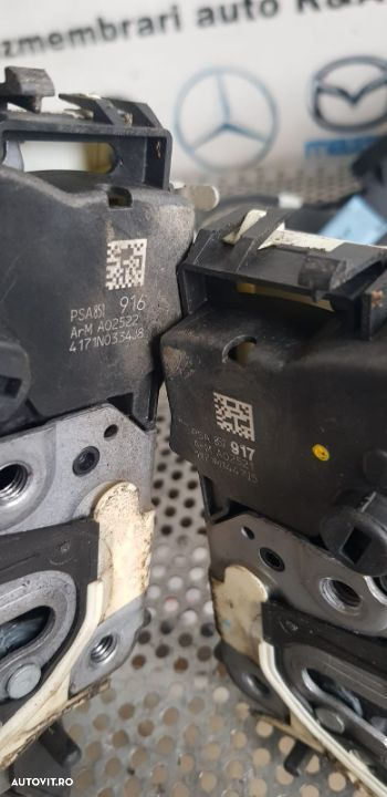 Broasca Blocator Incuietoare Maner Keyless Usa Fata Spate Peugeot 508 Volan Stanga - 9