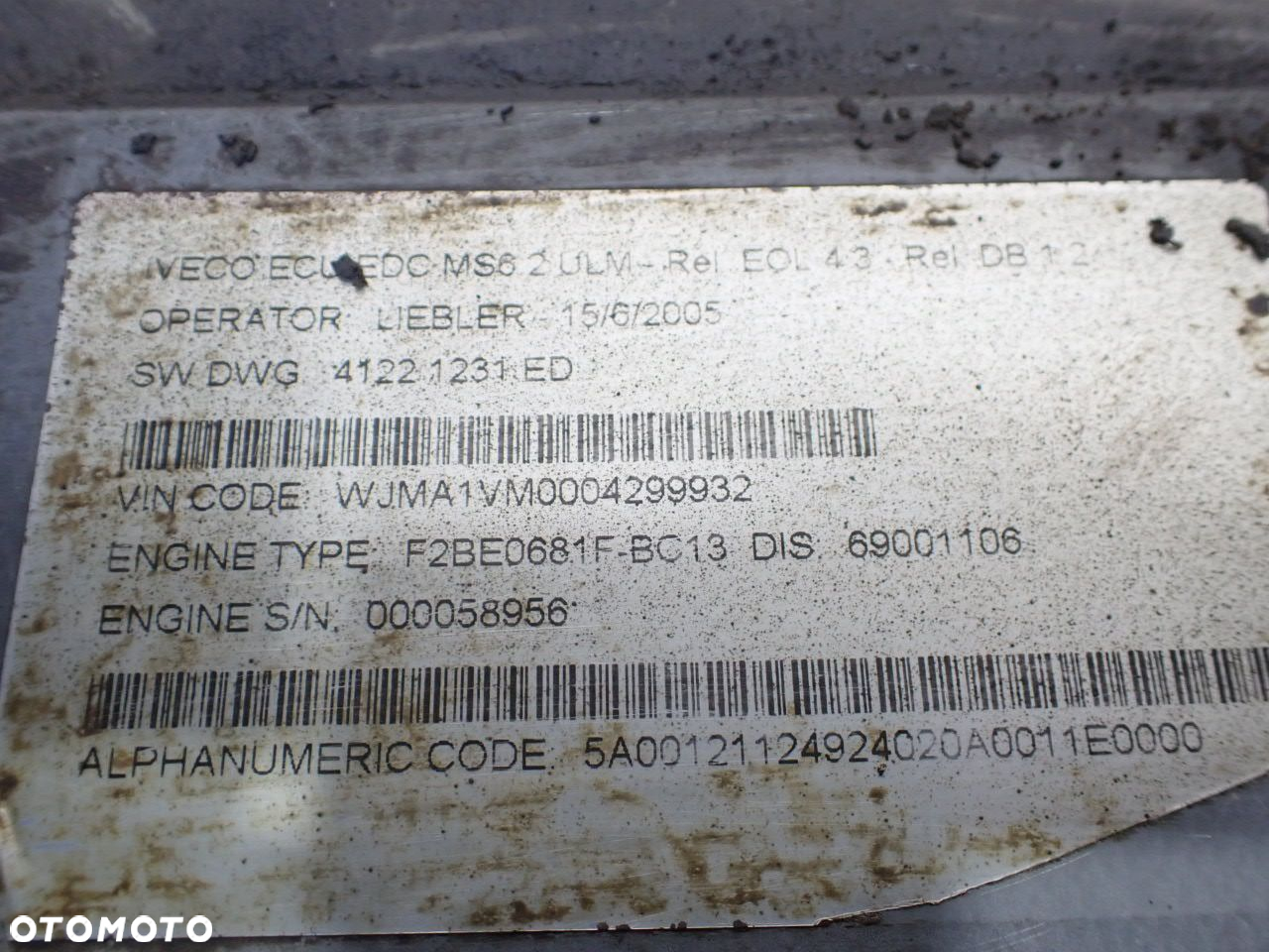 KOMPUTER SILNIKA IVECO STRALIS 504078154 - 6