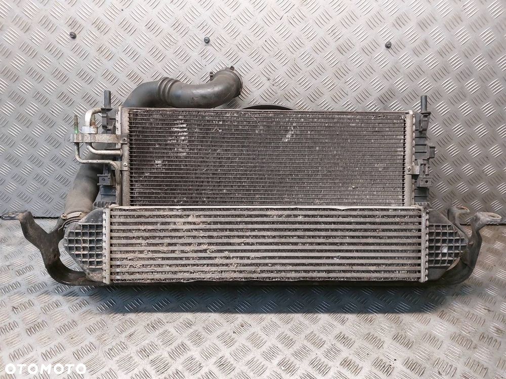 CHŁODNICA WODY KLIMATYZACJI INTERCOOLER WENTYLATORY FOCUS MK2 3M5H-8C607-UF - 4
