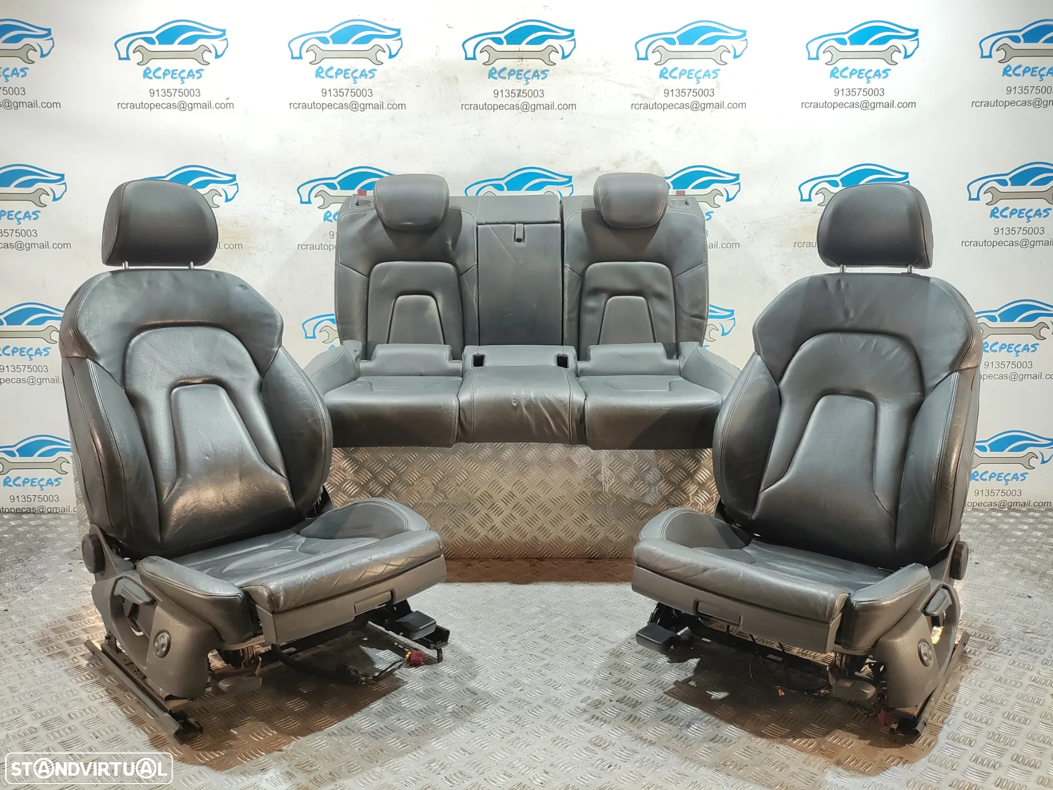 Conjunto Bancos Pele Audi A5 8T 8T3 Coupe S Line S-Line 3 Portas eléctricos - 15