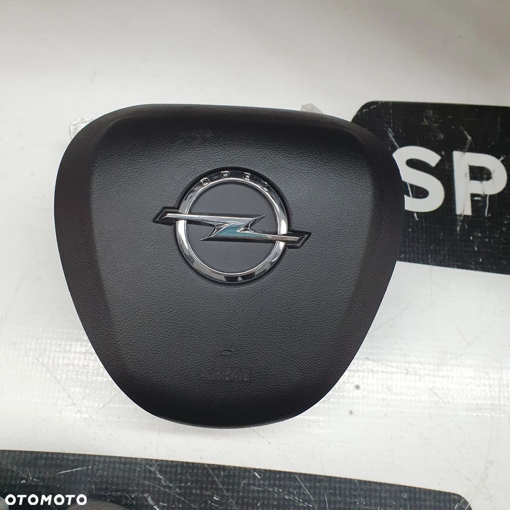 OPEL GRANDLAND PRZED LIFTEM DESKA ROZDZIELCZA KONSOLA KOKPIT PULPIT PODUSZKI AIRBAG AIR BAG PASY NAPINACZE KIT SET - 8