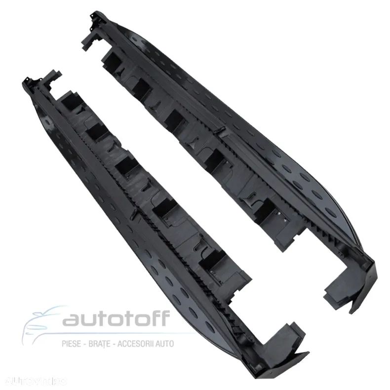 Praguri laterale Mercedes ML GLE W166 (11-18) din aluminiu Black Design - 4