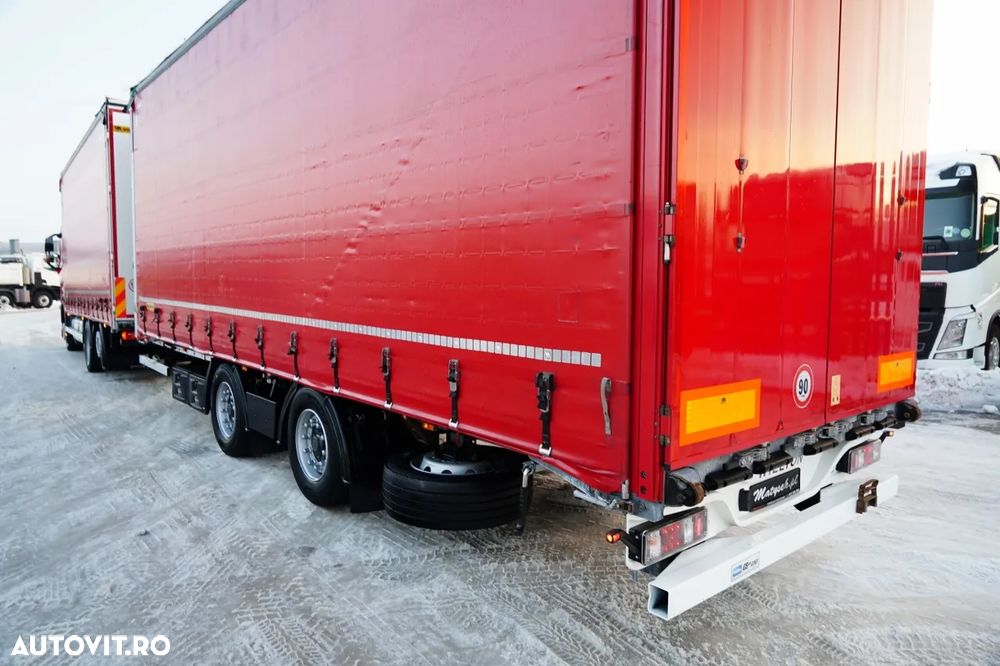 Volvo FH 460 / COMBINAT TANDEM / 120 M3 / TRANSPORT / I-SAVE / I-PARK COOL / PUNTE RIDICATĂ / PUNTE DIRECȚIE / CORTINĂ RANFORSATĂ - 12