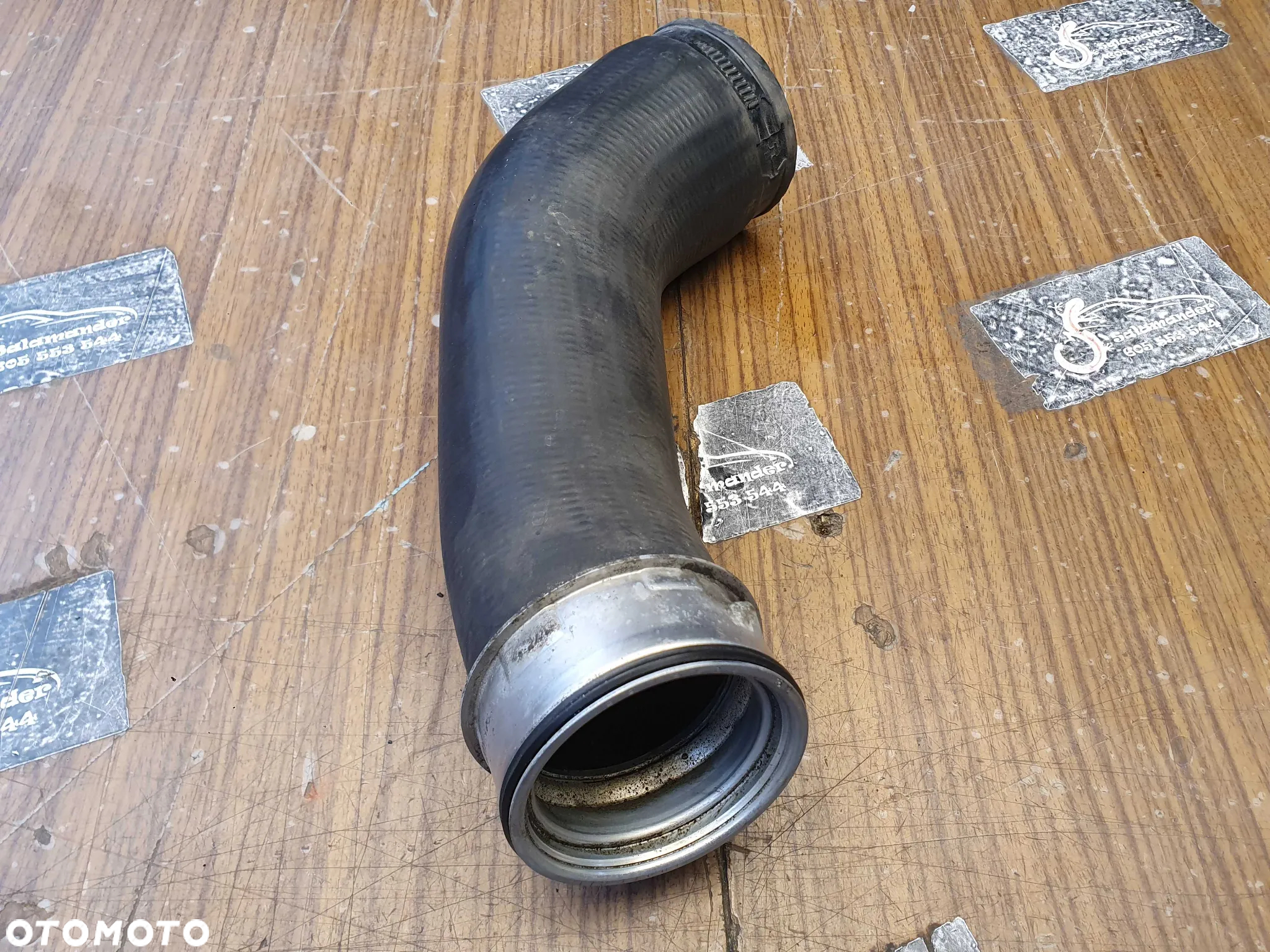 Rura Przewód Waz Intercooler Turbiny Turbo 2.0 TDI VW Transporter T5 Lift Caravella Multivan - 13