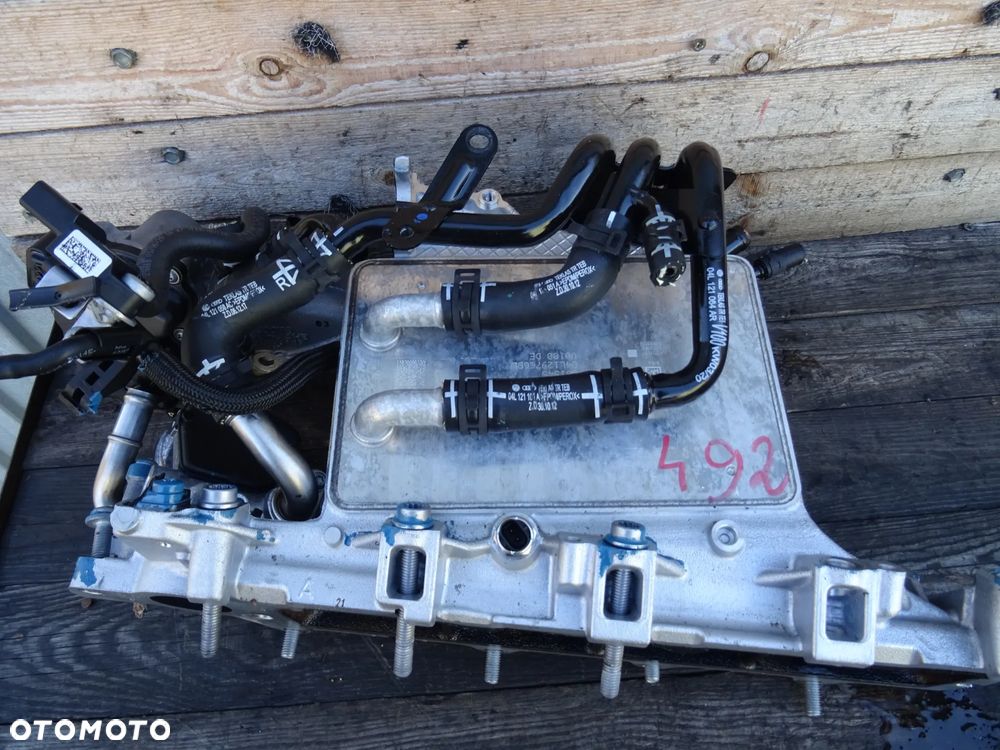 Kolektor ssący VW AUDI SKODA 2.0 TDI 04L129766BL przepustnica 04l128063AA - 9