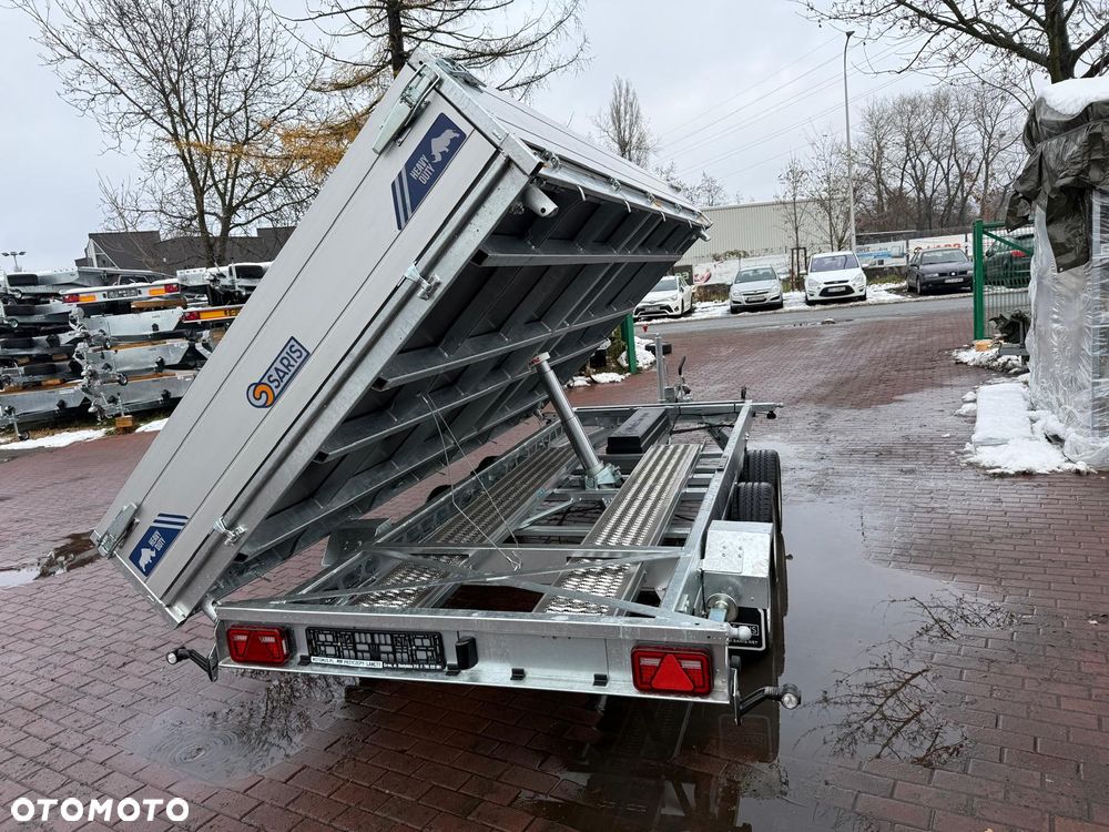 Saris Przyczepa Kiprowana Saris Tipper K3 406x204x35 cm 3500kg zawieszenie resor+amorytzator dostawa pod dom - 12