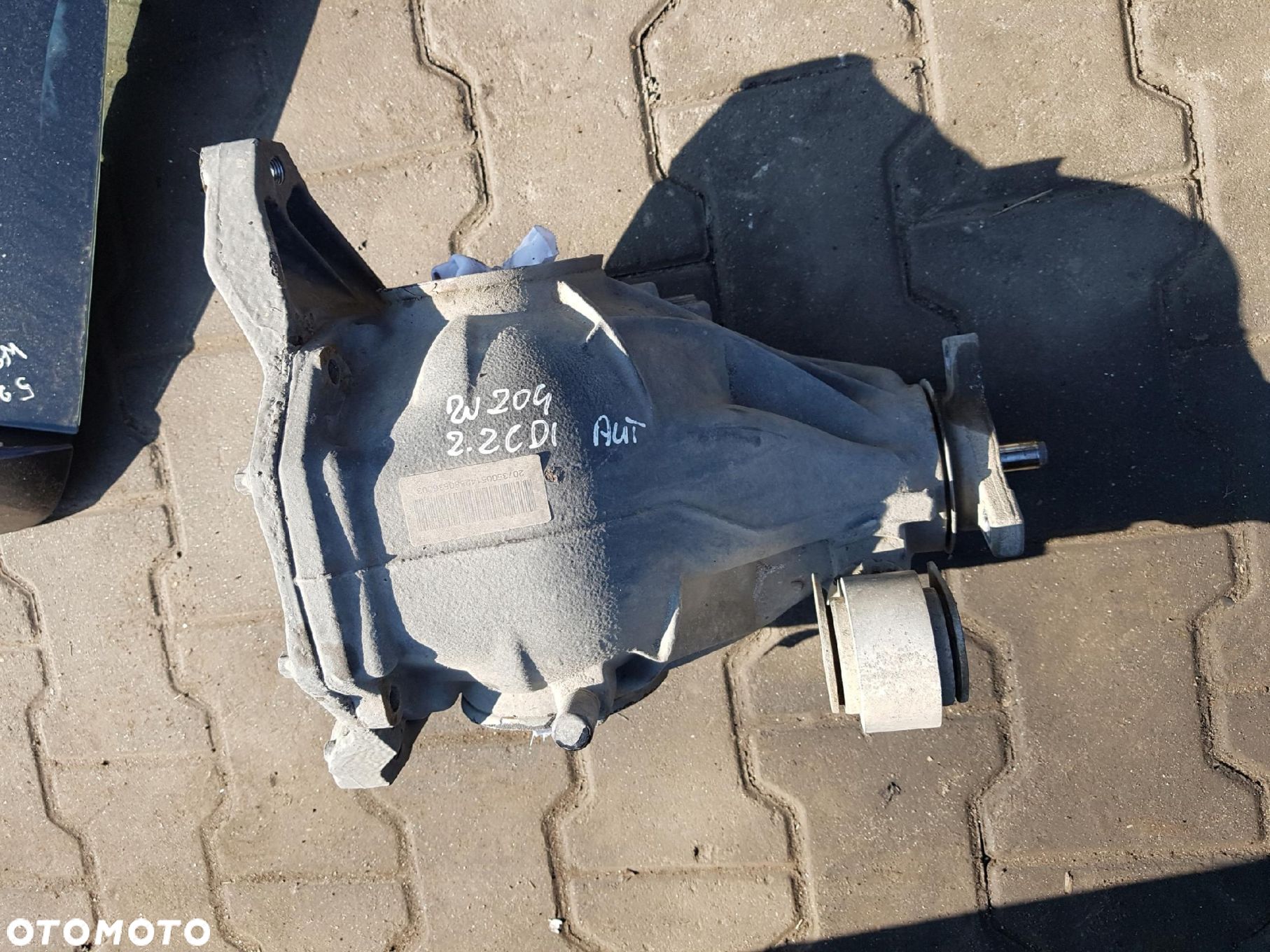 MERCEDES C KLASA W204 2.2 CDI DYFER MOST TYŁ 2073500514 - 1