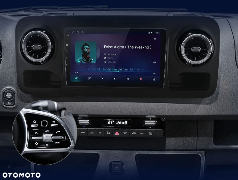 Radio Android do Mercedes-Benz Sprinter 2018 - 2022 1GB 32GB Carplay - 7