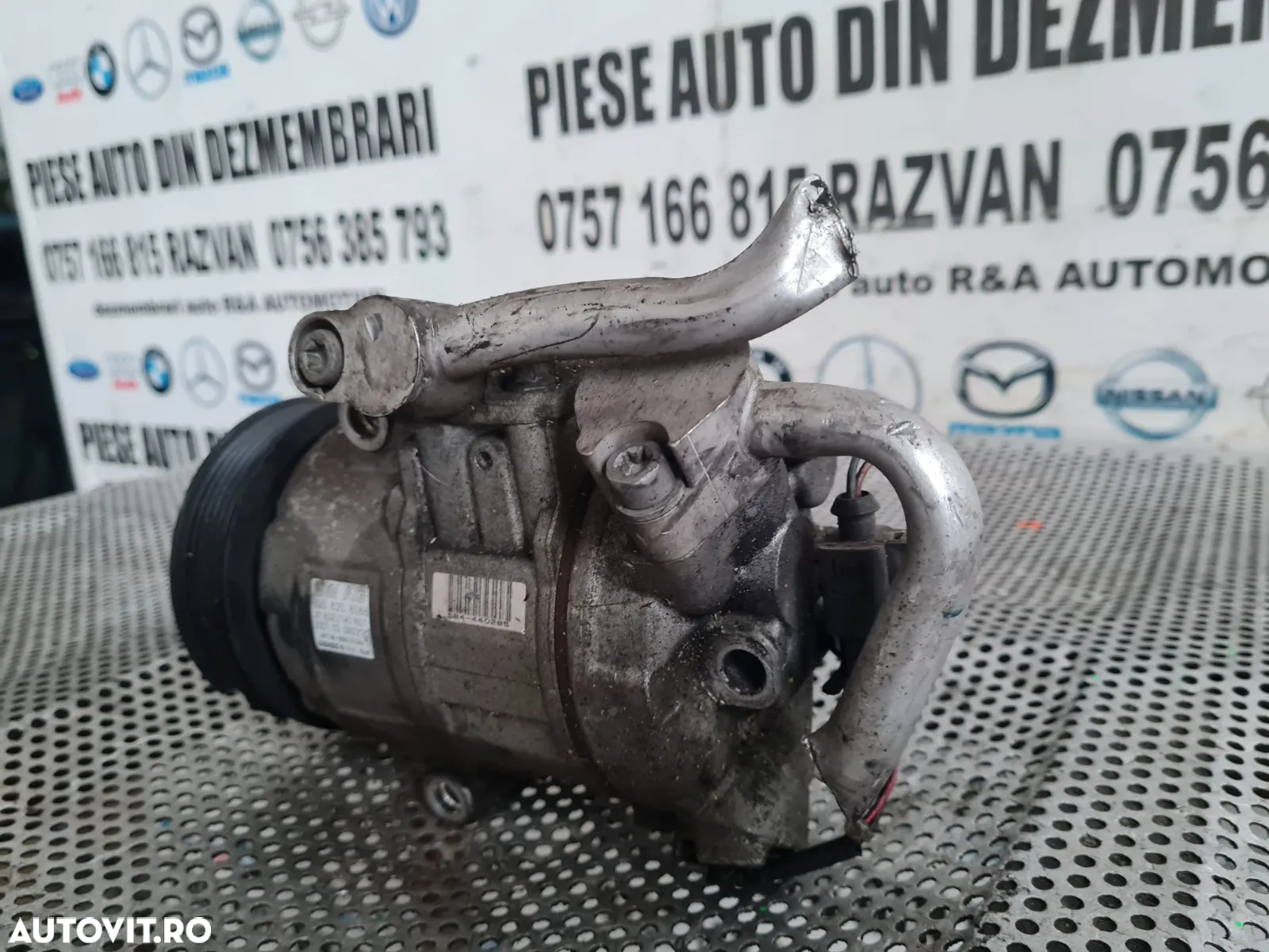 Compresor Clima AC Aer Conditionat Vw Polo 6R Skoda Fabia 2 Praktik Roomster Seat Ibiza Dupa 2008 C - 4