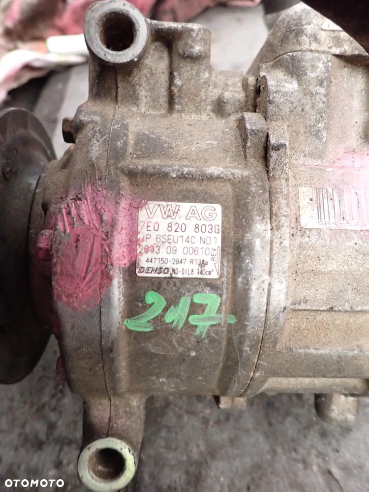 VOLKSWAGEN TRANSPORTER MULTIVAN SPRĘŻARKA KLIMATYZACJI 7E0820803G - 5