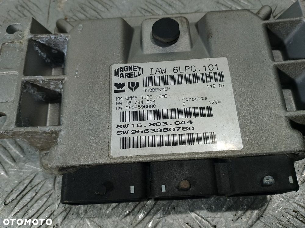 KOMPUTER, STEROWNIK CITROEN C3 9663380780 1.4 16V - 4
