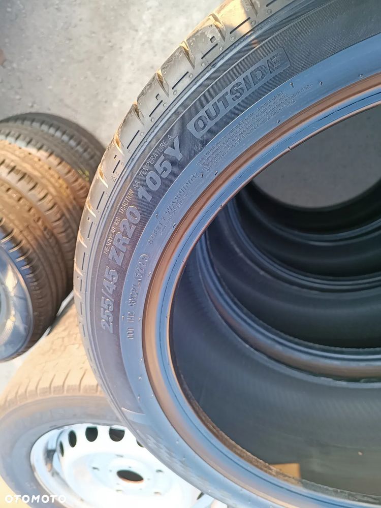 255/45R20 105Y ZR20 Opony Letnie Lato Kumho ECSTA Suv PS71 Legnica ALU-RAD 255/45 NOWE DEMO 8mm - 7