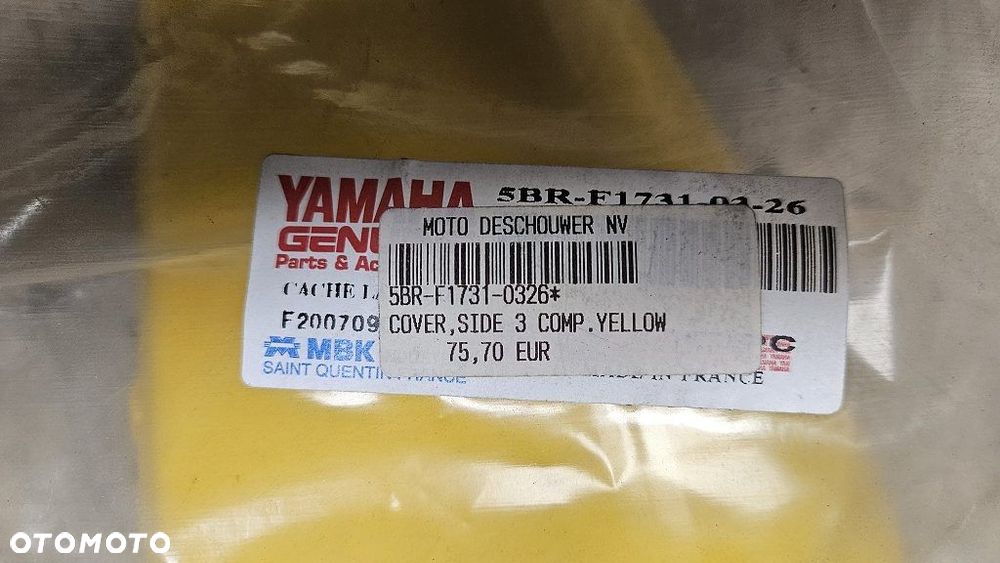 Pokrywa bok owiewka Yamaha Aerox  5BR-F1731-0326 - 10