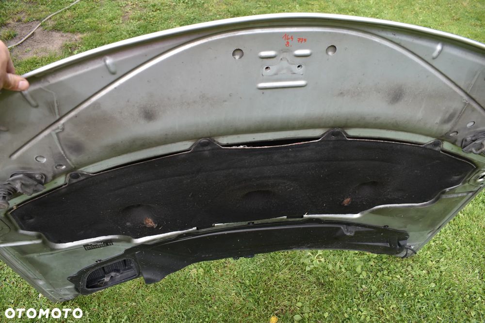 MERCEDES W164 ML Maska Pokrywa SILNIKA 775 Srebrna - 18