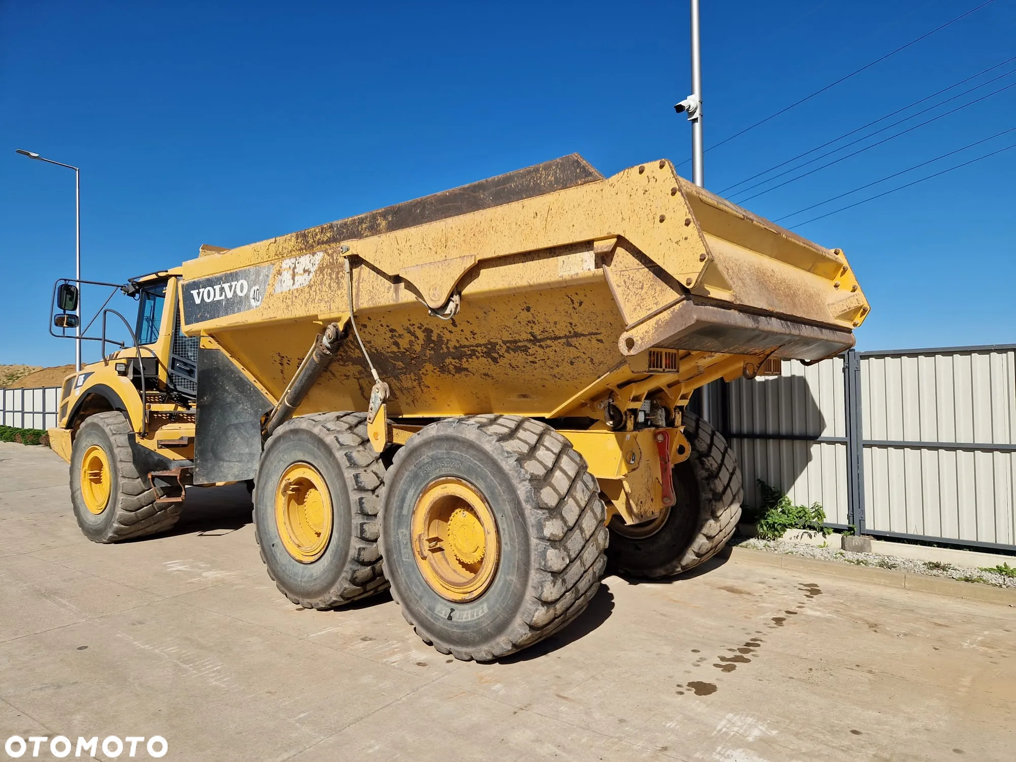 Volvo A30F * szerokie opony * burta tył * - 4
