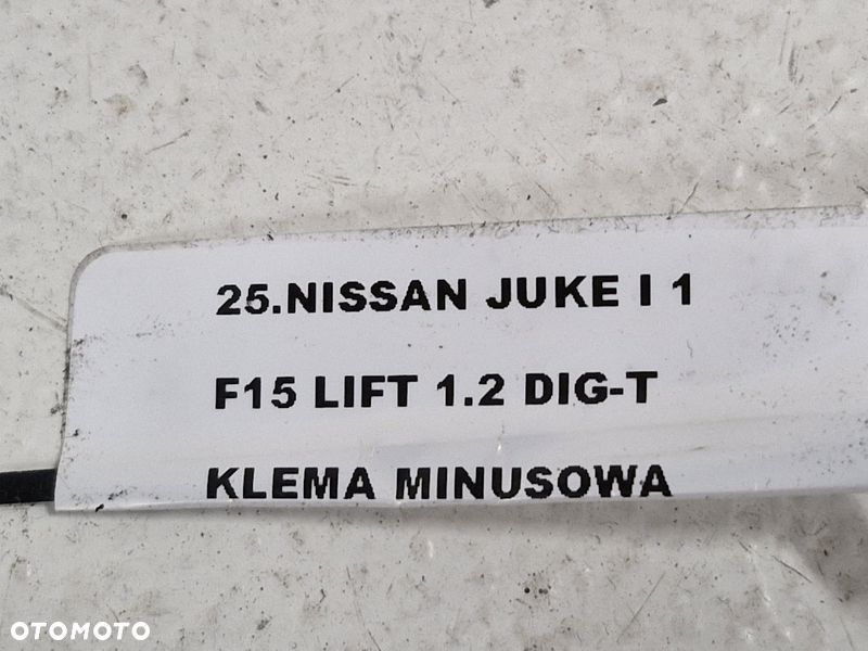nissan juke i 1 f15 lift 1.2 dig-t klema minusowa 24080bv80a - 10