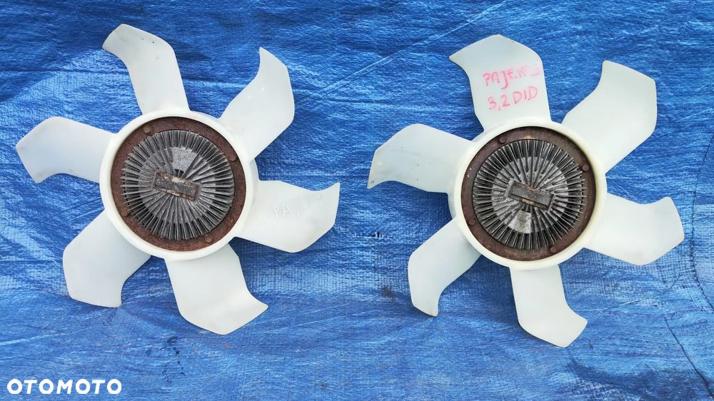WENTYLATOR CHŁODNICY SPRZĘGŁO WISKOTYCZNE WISKOZA WISKO VISKO ŚMIGŁO WIATRAK MITSUBISHI PAJERO III 3 3.2 DID