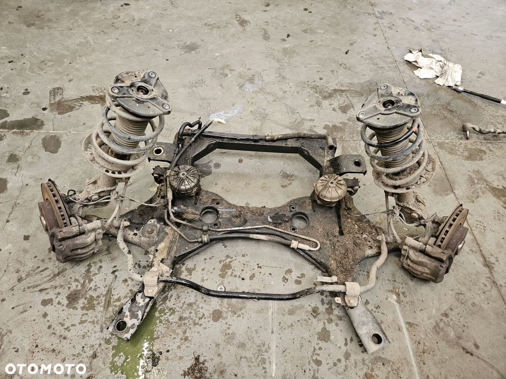 vito w639 lift 10- viano sanki wózek zawieszenie kołyska przód - 4