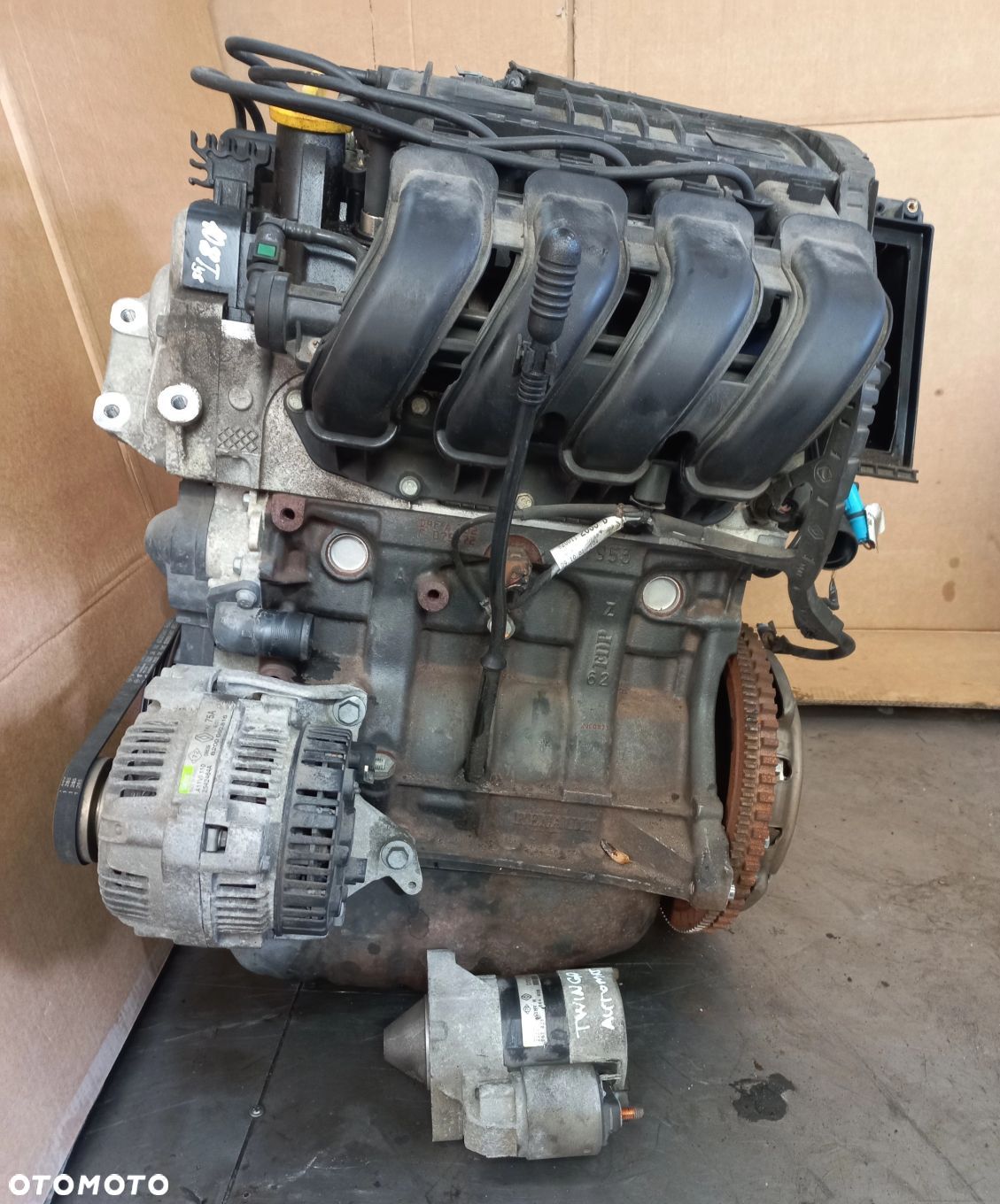Twingo I silnik 1,2 16V kod: D4F A 702 kompletny stan bdb 108 tys. km Kangoo Renault - 1