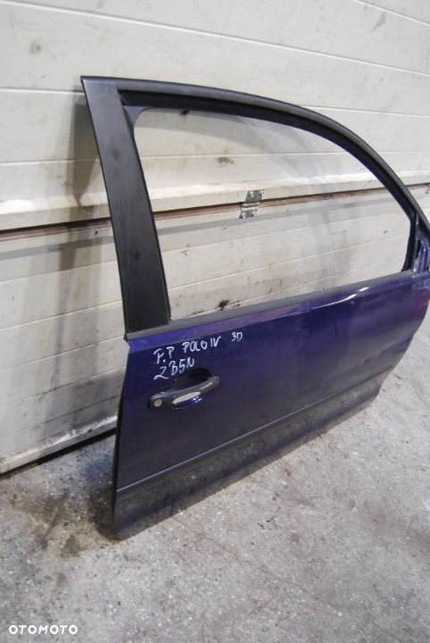 DRZWI PRAWY PRZÓD PRAWE PRZEDNIE VW POLO IV 9N1 3D LB5N - 4