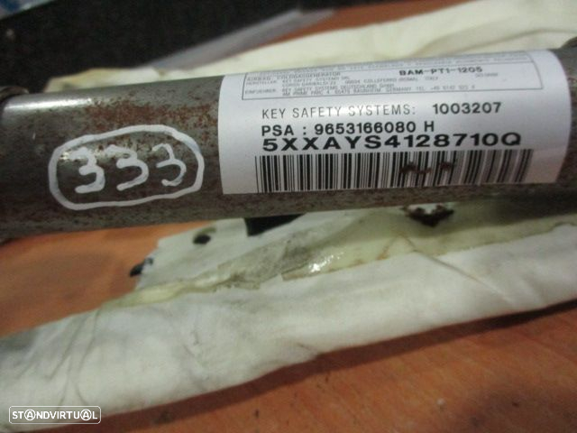 Airbag Cortina 9653166080H PEUGEOT 307 2006 1.6HDI 110CV 5P PRETO DRT - 2