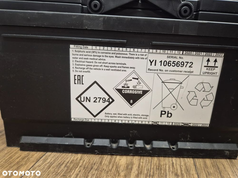 AKUMULATOR AGM HALFORDS EFB110 75AH/730 START STOP - 7