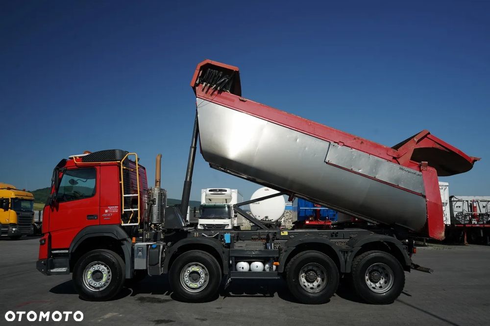 Volvo FMX 460 / 8x4 / WYWROTKA TYLNOZSYPOWA / HYDROKLAPA / I-SHIFT / PLANDEKA ELEKTRYCZNA / EURO 6 / - 5