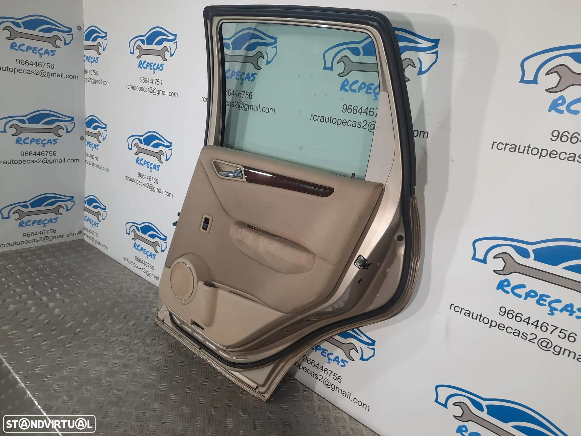 PORTA TRASEIRA TRÁS DIREITA MERCEDES BENZ CLASSE A W169 MOTOR PUXADOR VIDRO - 5