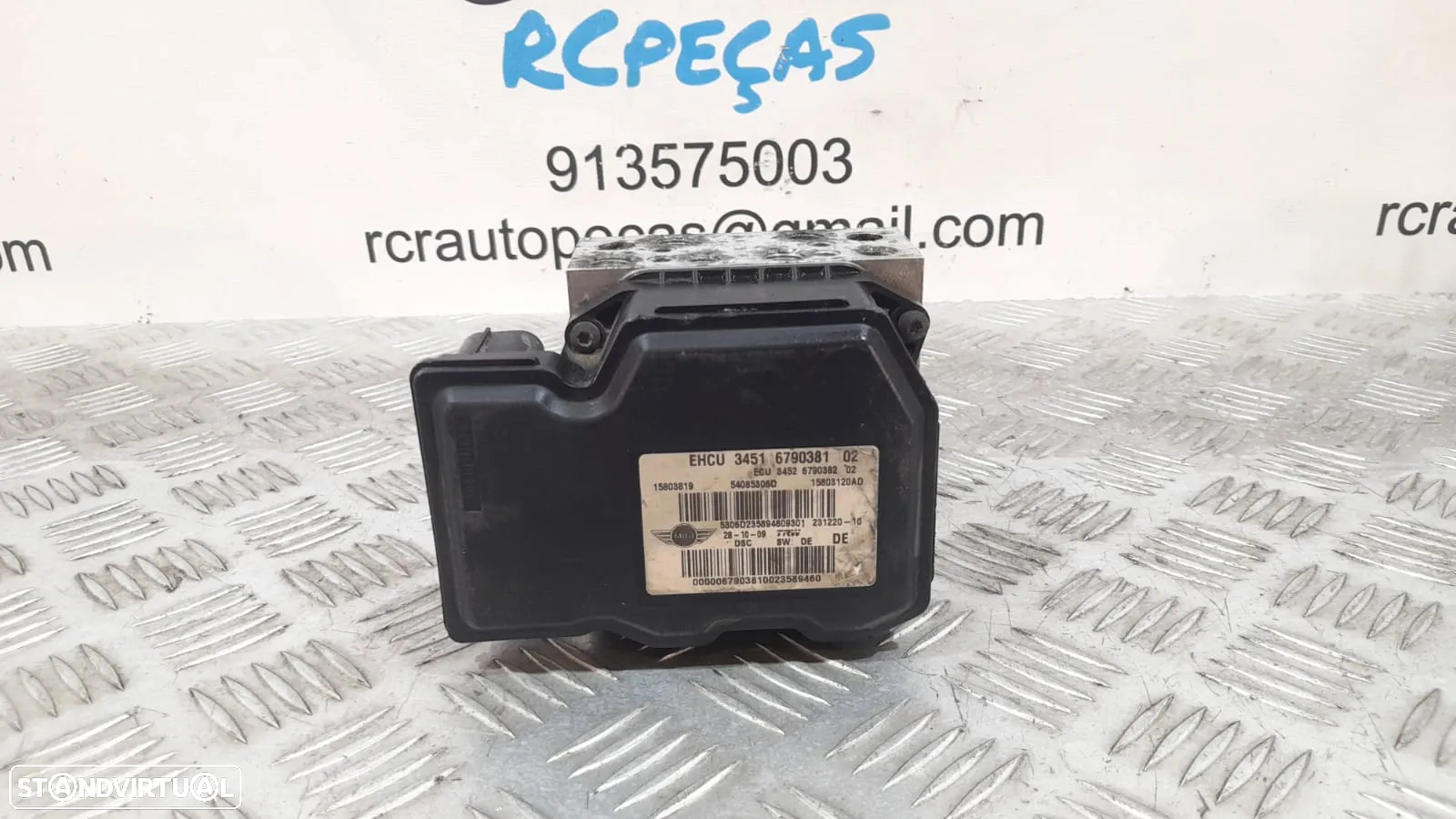 ABS MODULO BLOCO HIDRAULICO MINI COOPER S R57 CABRIO 1.6i 16V 174CV N14B16A 34516790381 6790381 54085306D R56 R56 LCI CLUBMAN R55 R55 LCI CABRIO R57 LCI - 3