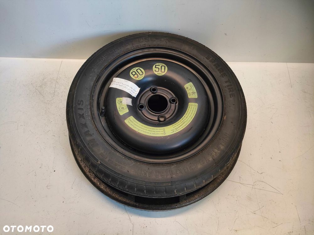 PEUGEOT 207 1,6 HDI KOŁO DOJAZDOWE ZAPASOWE 125/80/15 4X108 - 1