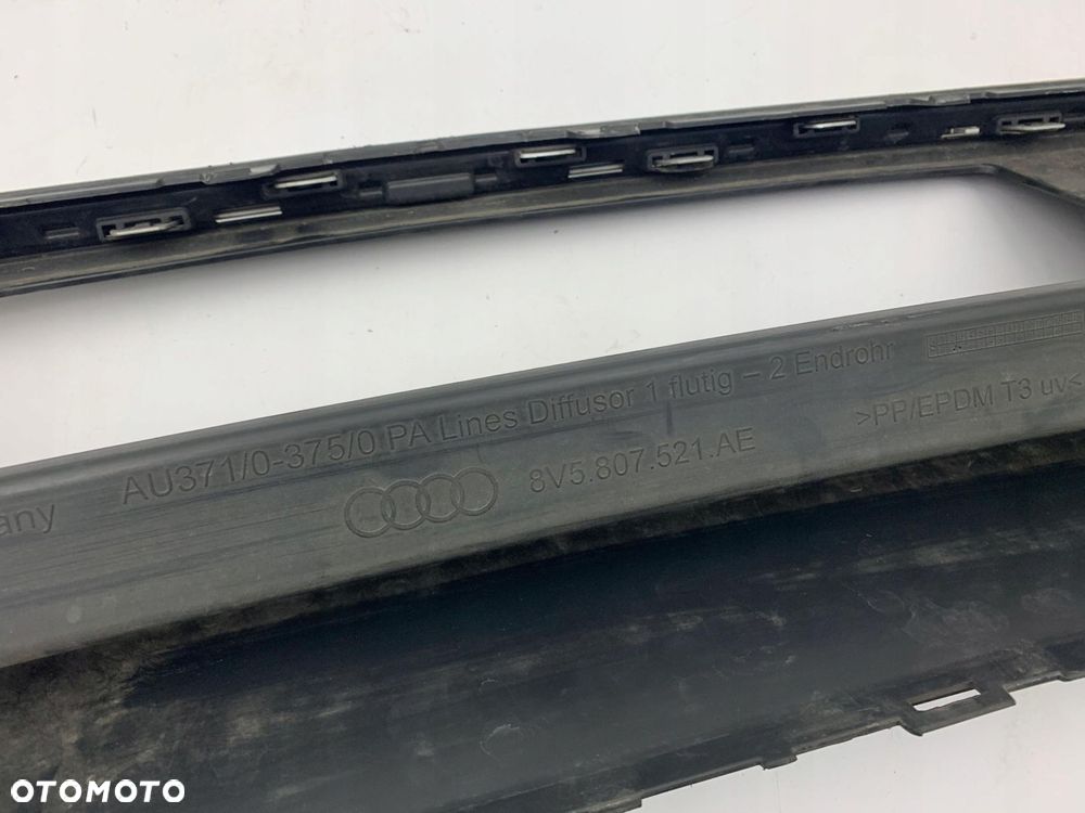 ZDERZAK TYŁ TYLNY AUDI A3 LIFT S-LINE PDC 8V5807521 - 16