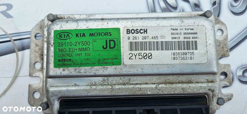 Kia Carens I 1.8 Zestaw startowy do odpalenia auta komputer licznik zegary stacyjka skrzybka bsi  39110-2Y500 - 14