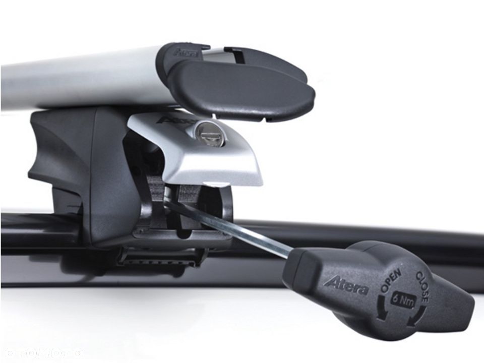 Bagażnik na relingi zintegrowane ATERA ALU Klucz NOWY - 12