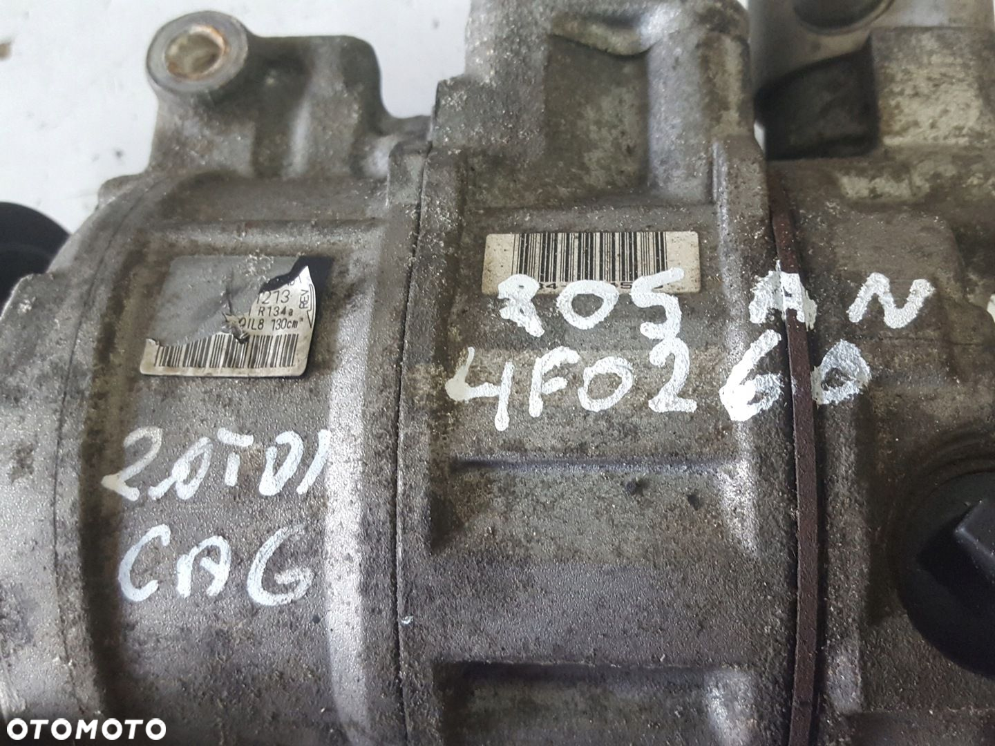 SEAT EXEO AUDI A6 C6 2.0 TDI SPRĘŻARKA KLIMATYZACJI 4F0260805AN - 4