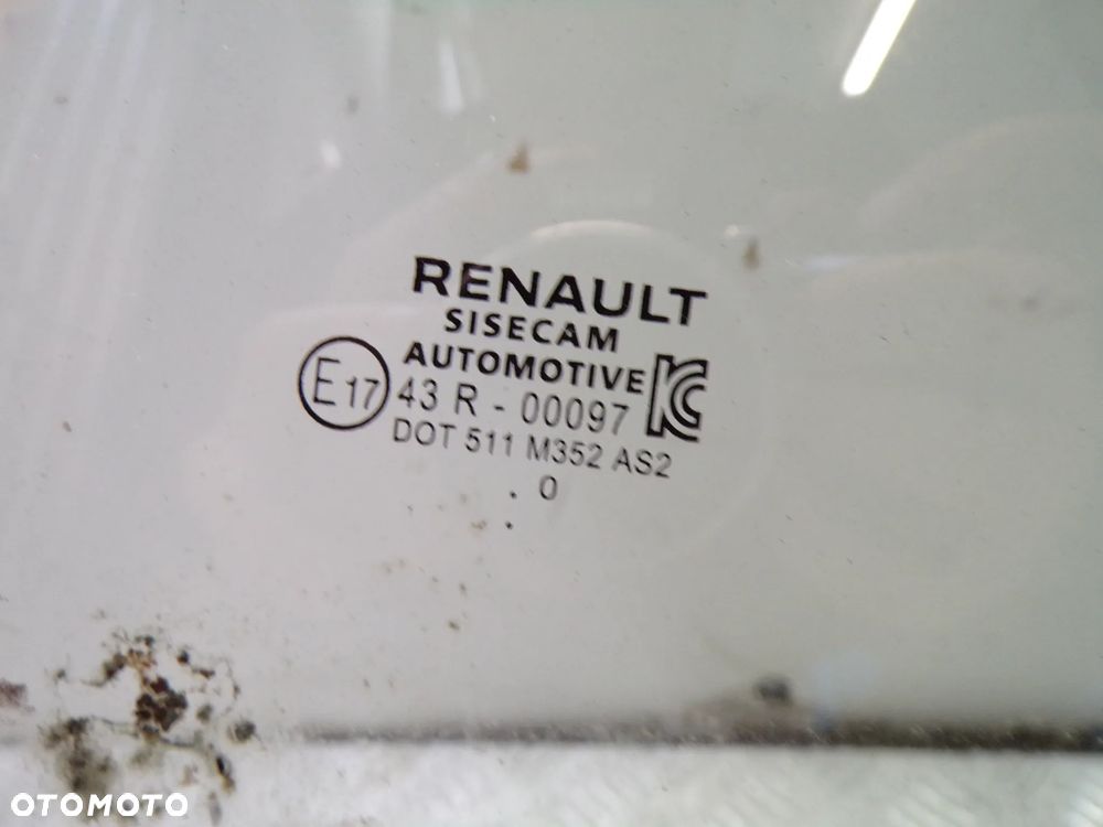 SZYBA DRZWI PRAWY PRZÓD TYŁ RENAULT CLIO V - 2