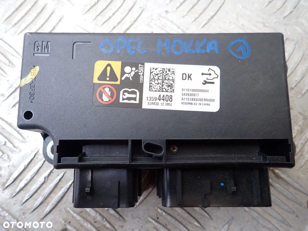 OPEL MOKKA CZĘŚCI (1)- 544930977, 13506237, 95959199, 13506998, 94520915, 12669749, 13474049, 95087911, 94521425, 95371599, 42342756, 95327401, 95327400, PAS BEZPIECZEŃSTWA LEWY/ PRAWY PRZÓD, 1097871S01 - 2