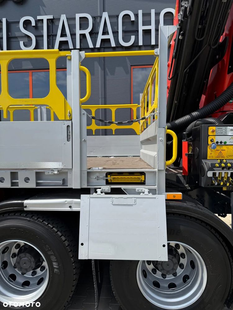 Mercedes-Benz Arocs Actros 3236 // E6 // 8x4 // Palfinger PK48002 z radiem // energetyka budowlanka skrzynia kran crane żuraw dzwig - 27