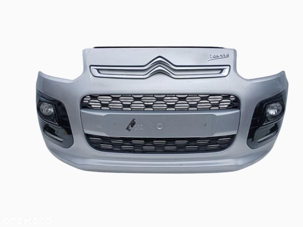 ZDERZAK PRZÓD PRZEDNI HALOGENAMI C3 PICASSO LIFT 12-17r. SREBRNY EZRC LED