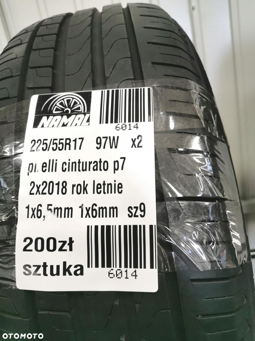 225/55R17 pirelli 2018 opony letnie 6,5mm 6014 - 8