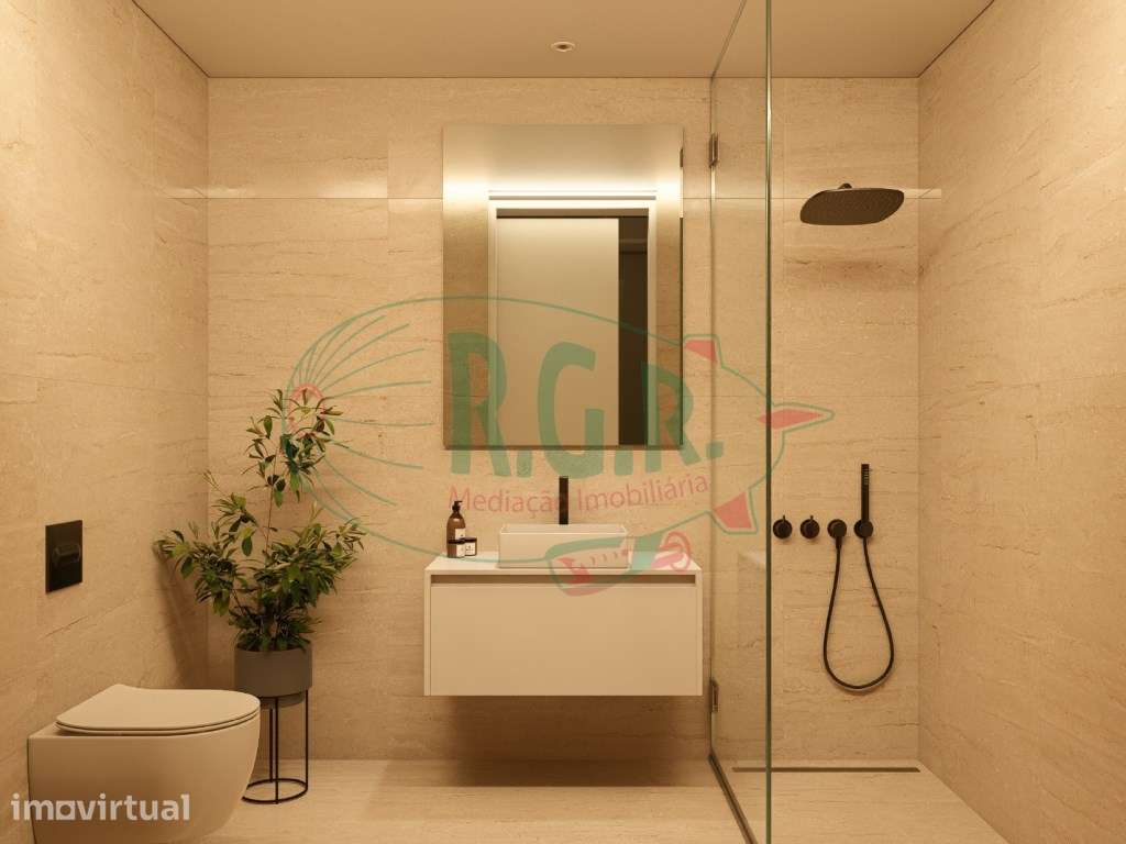 Apartamento T3 Condomínio Fechado Piscina - Próximo Praia - Grande imagem: 5/14