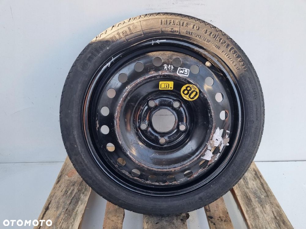 KOŁO DOJAZDOWE Opel Insignia A _ dojazdówka 125/70 R17 5x120 17X4.00B IS41 - 1