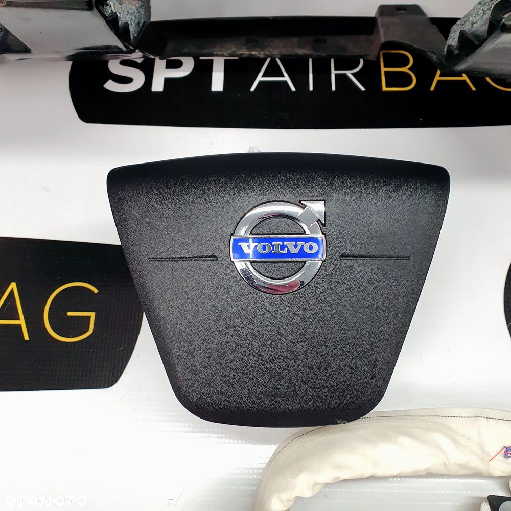 VOLVO V60 S60 DESKA ROZDZIELCZA KONSOLA KOKPIT PULPIT PODUSZKI AIRBAG AIR BAG PASY NAPINACZ KIT SET - 5