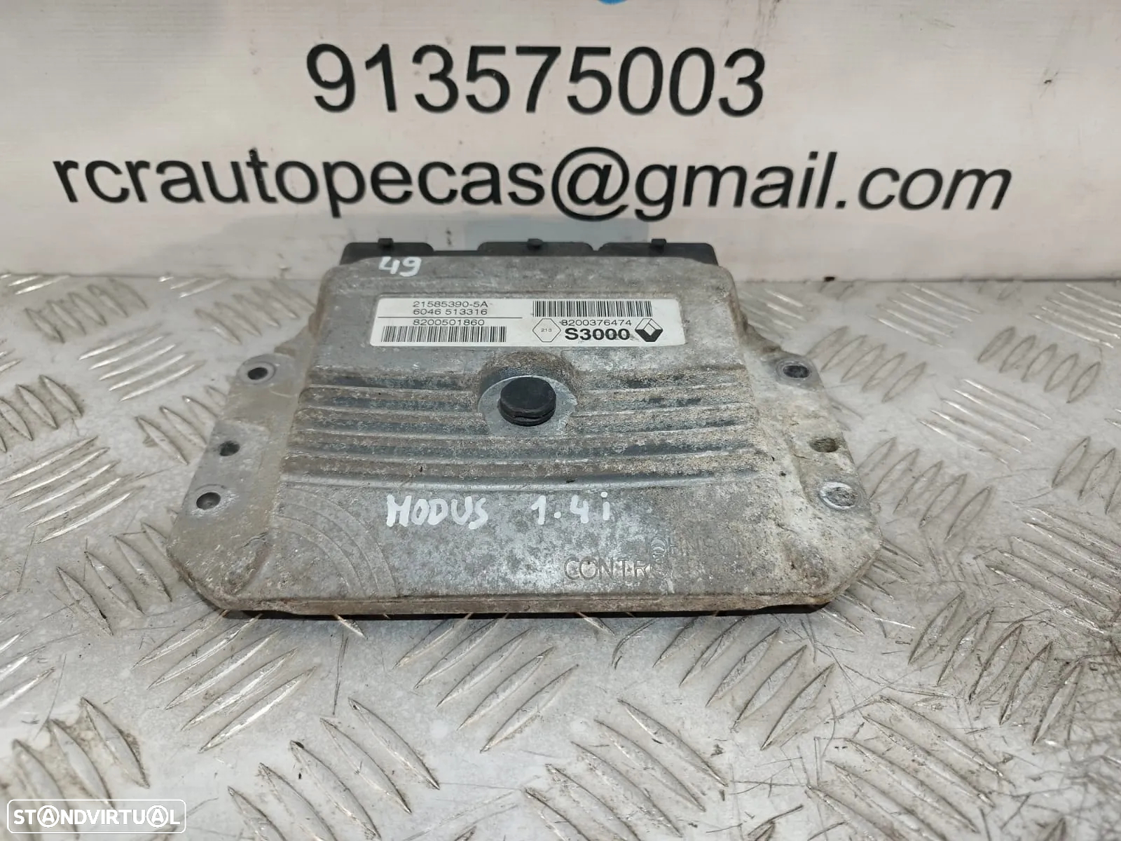 Centralina ECU motor Renault Modus 1.4i - 5
