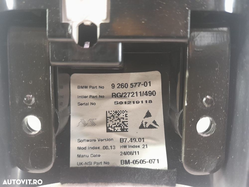 Ceas bord 9260577-01 Mini Cooper R56 [facelift] [2010 - 2015] 1.6 ben - 3