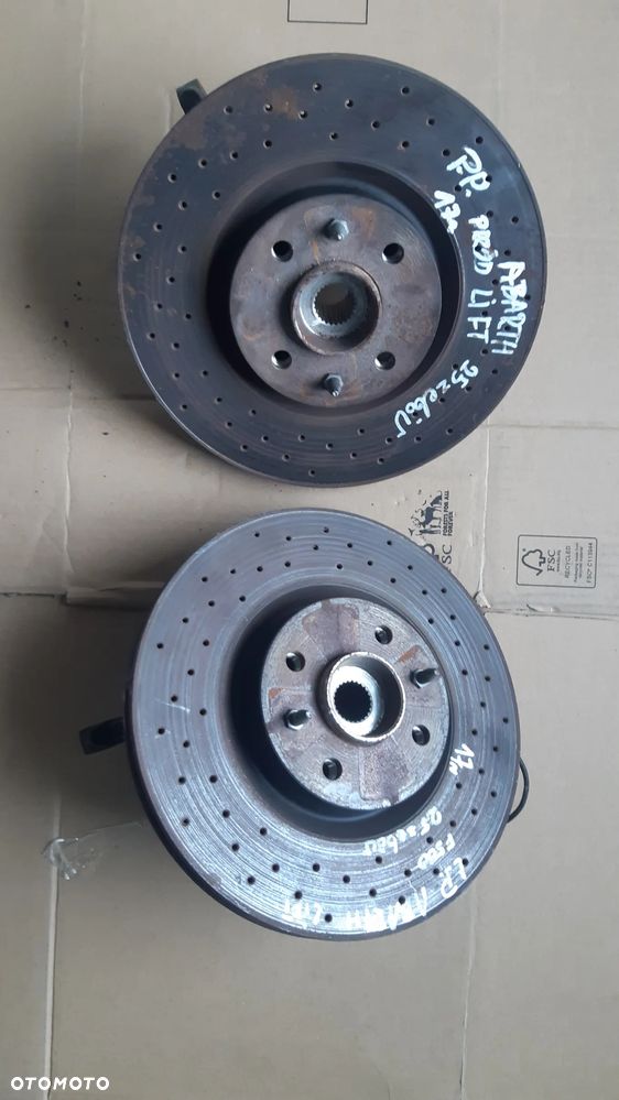 FIAT 500 LIFT ABARTH 1.4 TB ZWROTNICA PIASTA PRZÓD LEWA TARCZE - 1